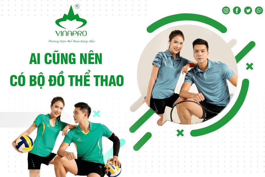 Ai cũng có cho mình bộ quần áo thể thao