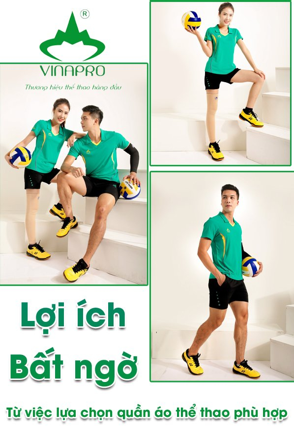 Quần áo Vinapro Sport tạo nên giá trị đẳng cấp tự tin trong bạn